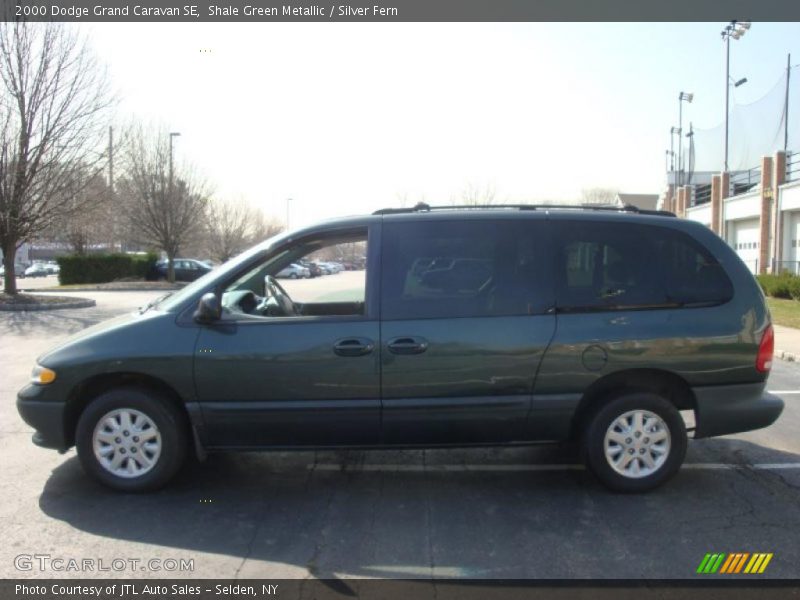 Shale Green Metallic / Silver Fern 2000 Dodge Grand Caravan SE
