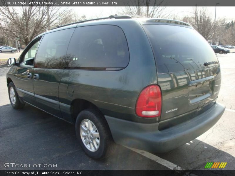Shale Green Metallic / Silver Fern 2000 Dodge Grand Caravan SE