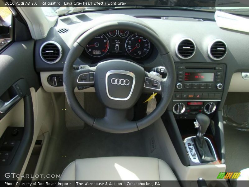 Lava Gray Pearl Effect / Light Gray 2010 Audi A3 2.0 TFSI quattro