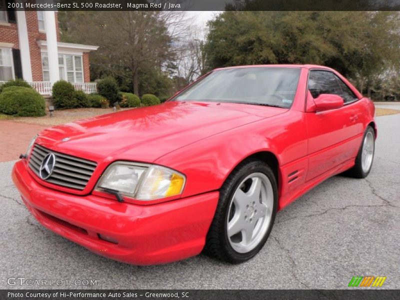 Magma Red / Java 2001 Mercedes-Benz SL 500 Roadster