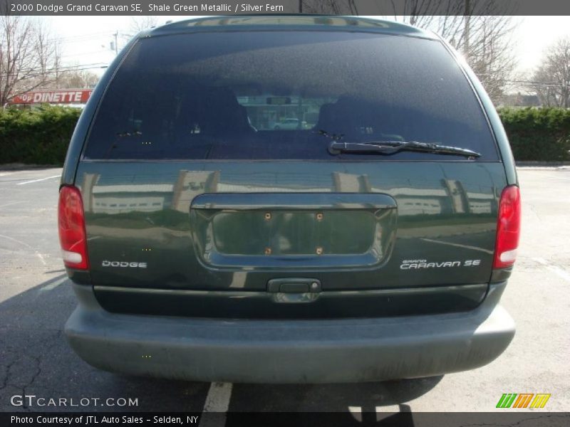 Shale Green Metallic / Silver Fern 2000 Dodge Grand Caravan SE