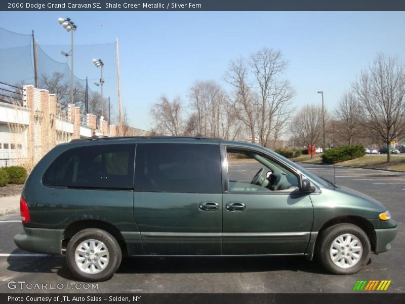 Shale Green Metallic / Silver Fern 2000 Dodge Grand Caravan SE