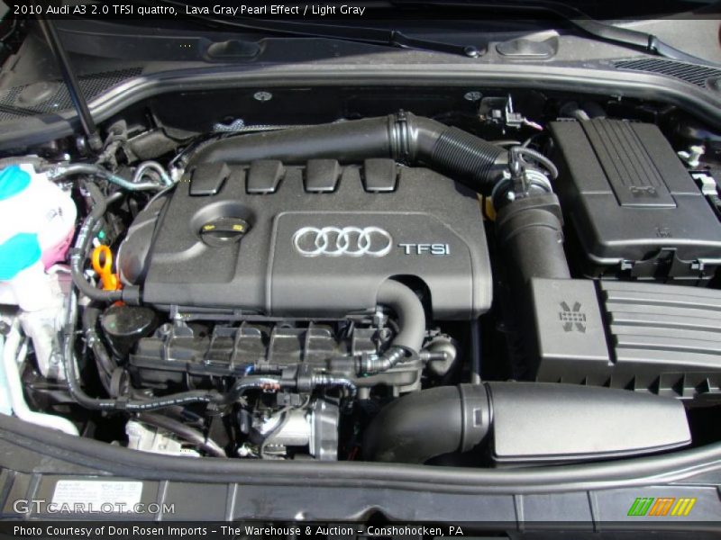 Lava Gray Pearl Effect / Light Gray 2010 Audi A3 2.0 TFSI quattro