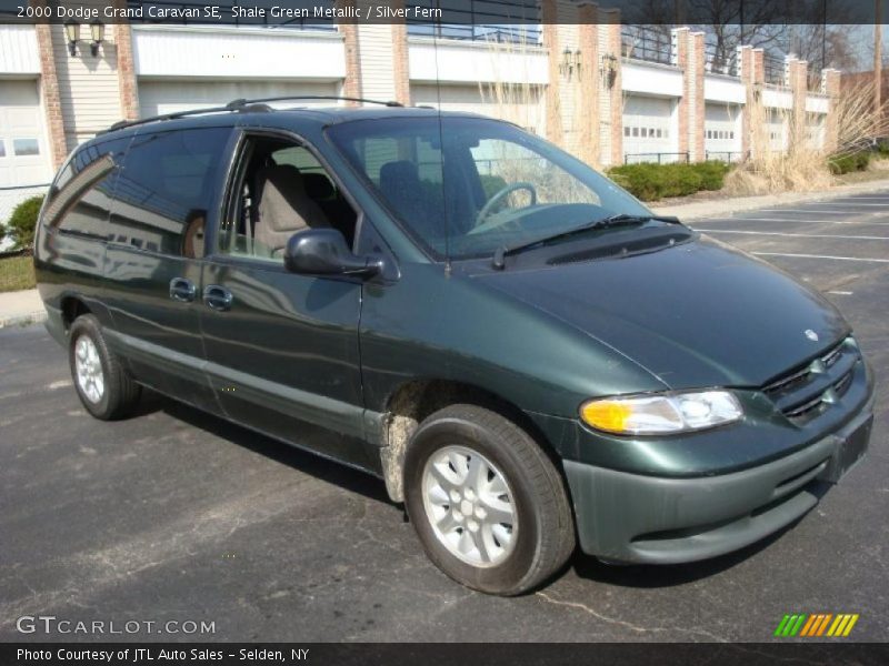 Shale Green Metallic / Silver Fern 2000 Dodge Grand Caravan SE