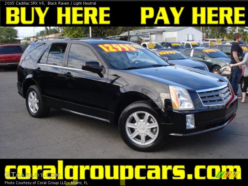 Black Raven / Light Neutral 2005 Cadillac SRX V6