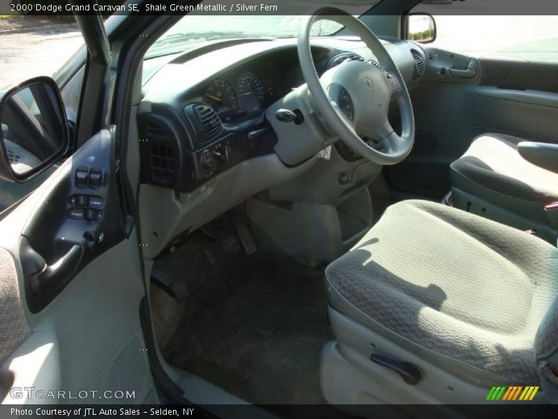 Shale Green Metallic / Silver Fern 2000 Dodge Grand Caravan SE