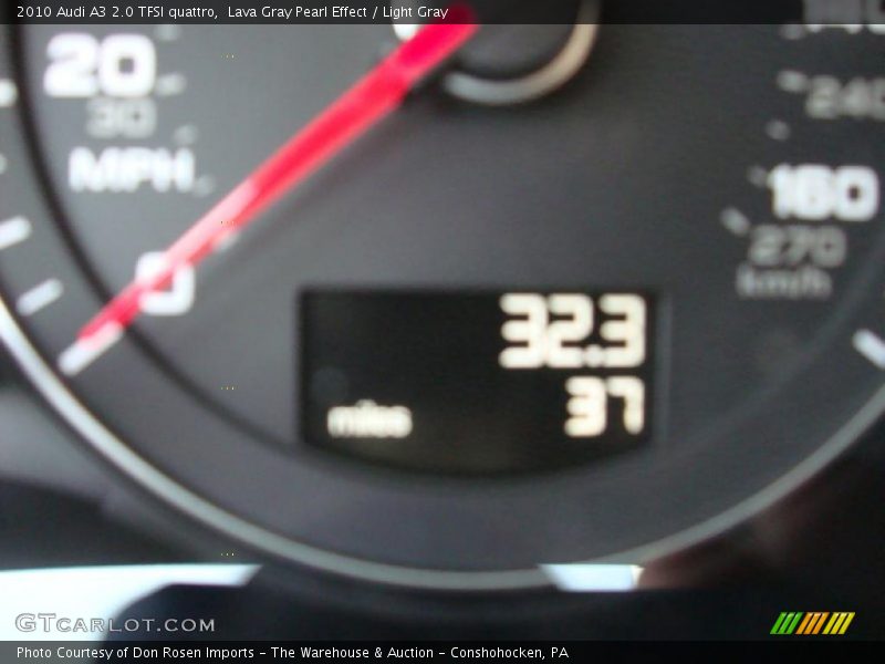 Lava Gray Pearl Effect / Light Gray 2010 Audi A3 2.0 TFSI quattro