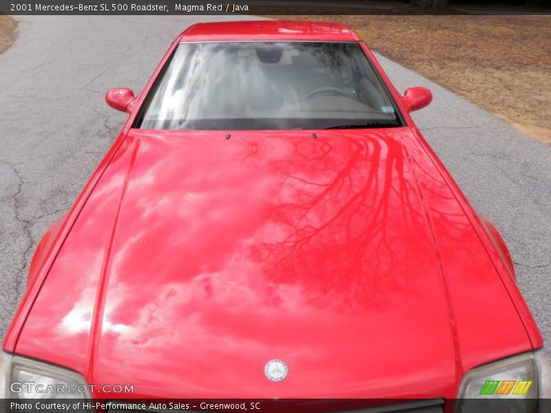 Magma Red / Java 2001 Mercedes-Benz SL 500 Roadster