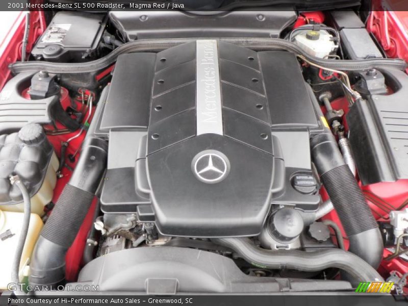 Magma Red / Java 2001 Mercedes-Benz SL 500 Roadster