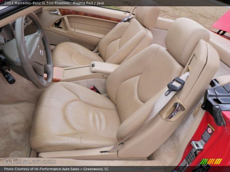 Magma Red / Java 2001 Mercedes-Benz SL 500 Roadster