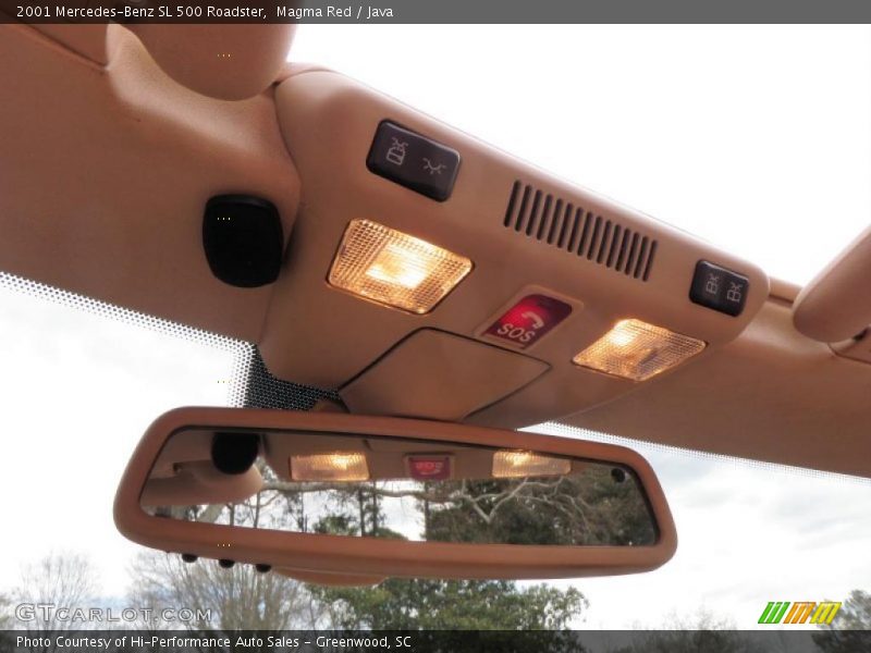 Magma Red / Java 2001 Mercedes-Benz SL 500 Roadster