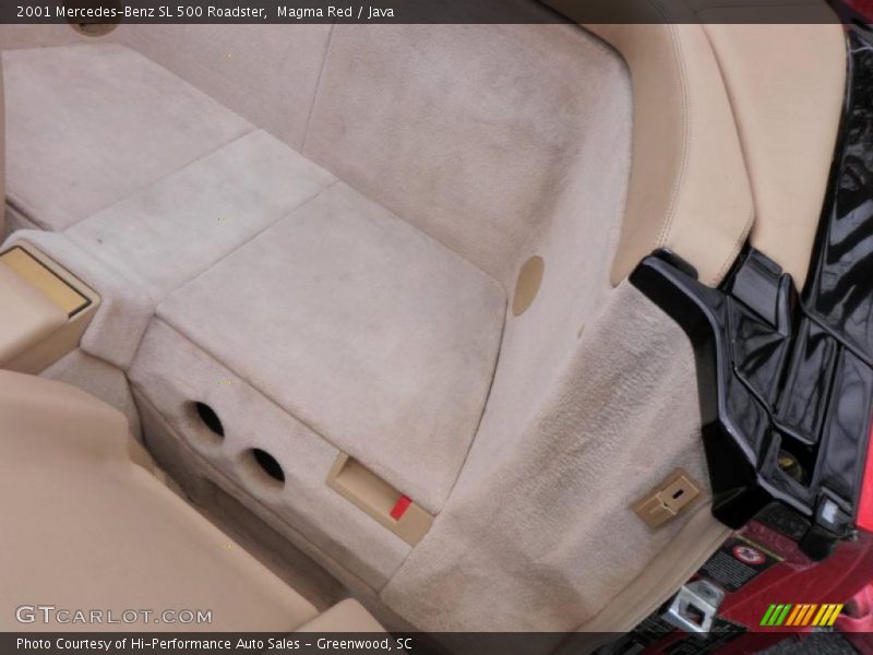 Magma Red / Java 2001 Mercedes-Benz SL 500 Roadster