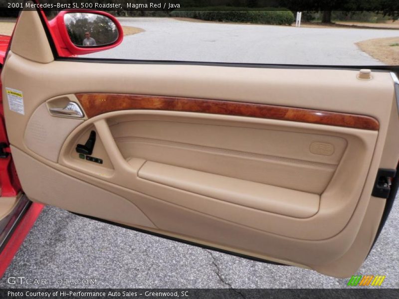 Magma Red / Java 2001 Mercedes-Benz SL 500 Roadster