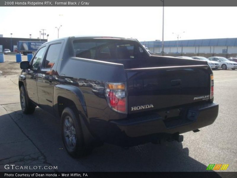 Formal Black / Gray 2008 Honda Ridgeline RTX