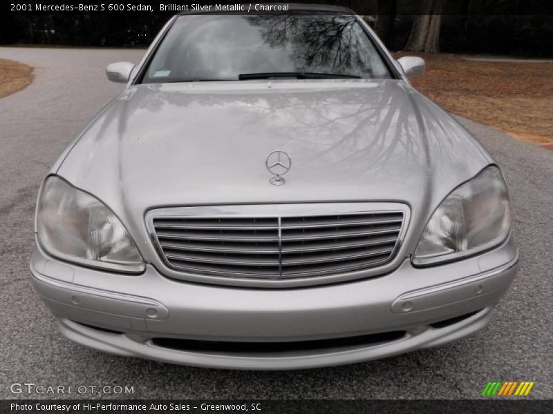 Brilliant Silver Metallic / Charcoal 2001 Mercedes-Benz S 600 Sedan