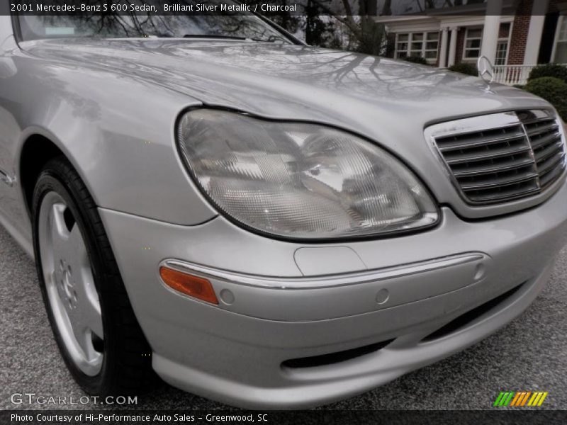Brilliant Silver Metallic / Charcoal 2001 Mercedes-Benz S 600 Sedan