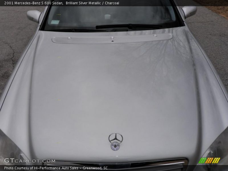Brilliant Silver Metallic / Charcoal 2001 Mercedes-Benz S 600 Sedan