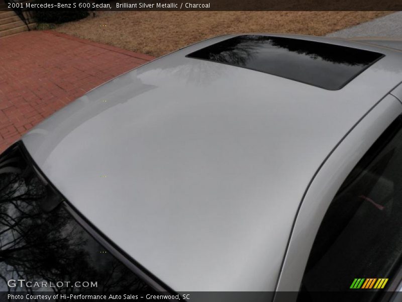 Brilliant Silver Metallic / Charcoal 2001 Mercedes-Benz S 600 Sedan