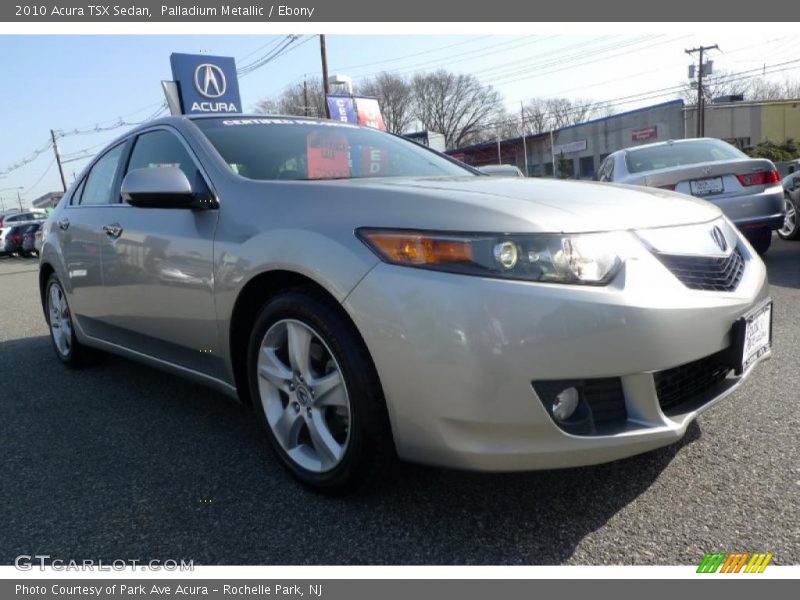 Palladium Metallic / Ebony 2010 Acura TSX Sedan