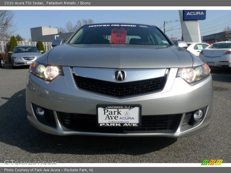 Palladium Metallic / Ebony 2010 Acura TSX Sedan