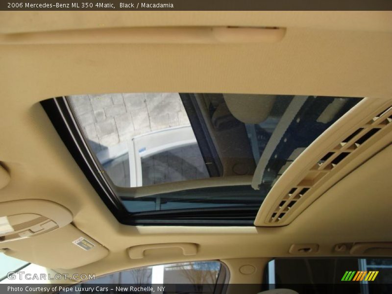Black / Macadamia 2006 Mercedes-Benz ML 350 4Matic