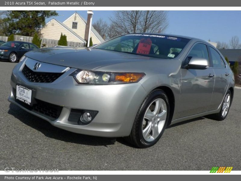 Palladium Metallic / Ebony 2010 Acura TSX Sedan