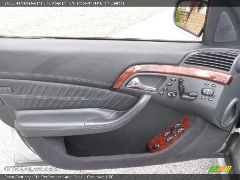 Brilliant Silver Metallic / Charcoal 2001 Mercedes-Benz S 600 Sedan
