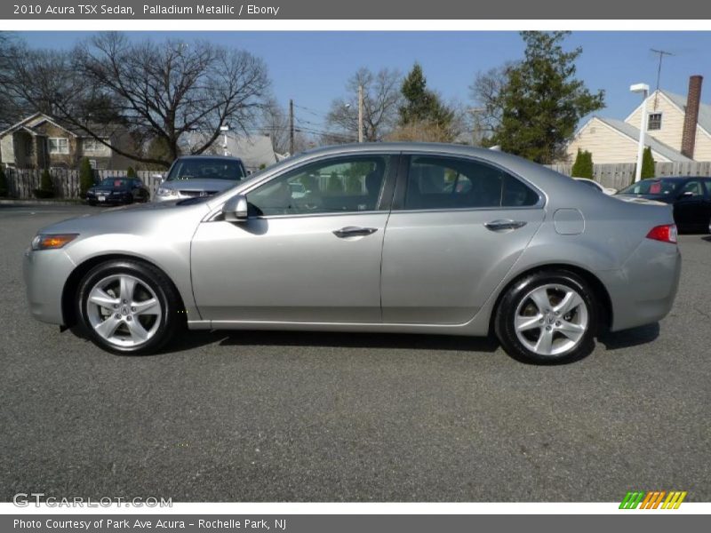 Palladium Metallic / Ebony 2010 Acura TSX Sedan