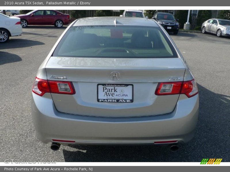 Palladium Metallic / Ebony 2010 Acura TSX Sedan