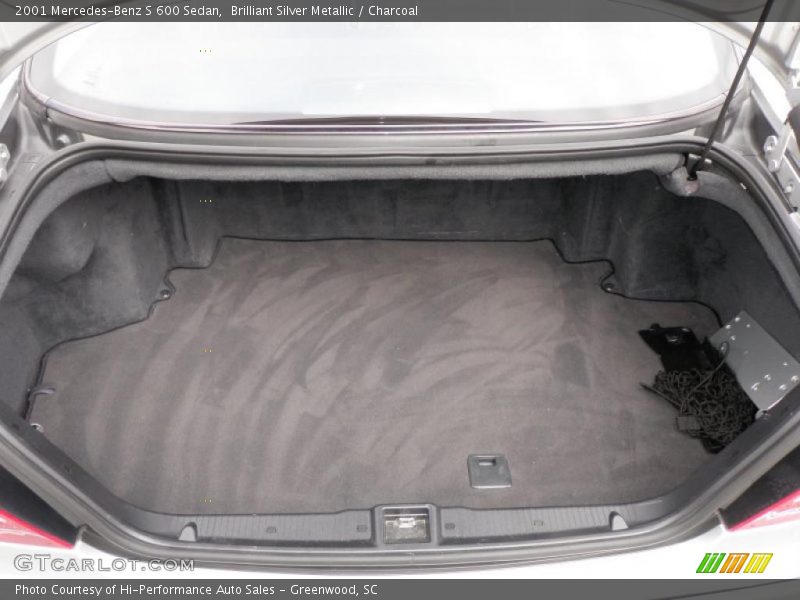 Brilliant Silver Metallic / Charcoal 2001 Mercedes-Benz S 600 Sedan