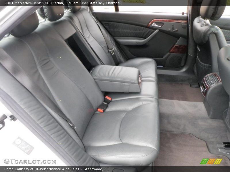 Brilliant Silver Metallic / Charcoal 2001 Mercedes-Benz S 600 Sedan