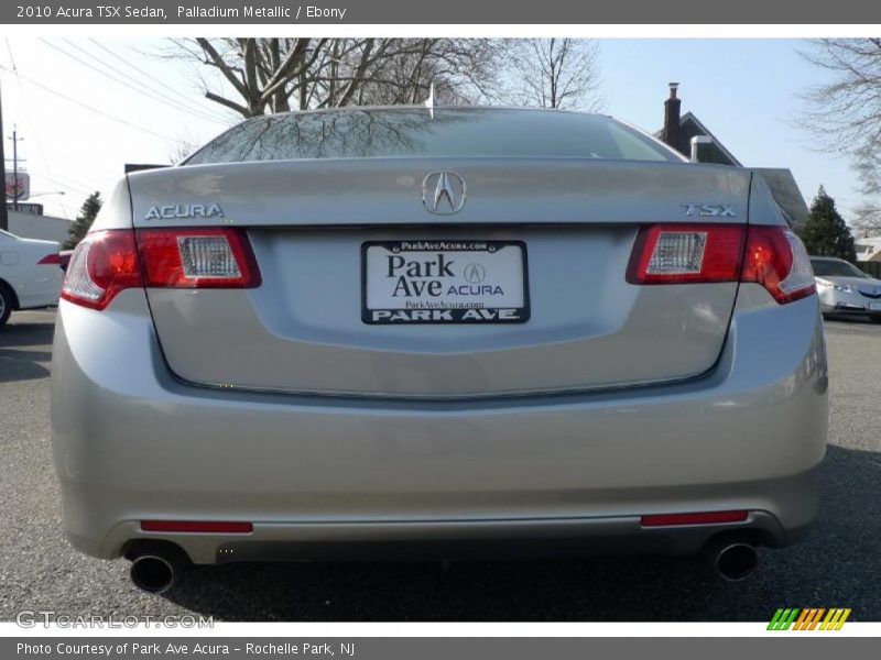 Palladium Metallic / Ebony 2010 Acura TSX Sedan