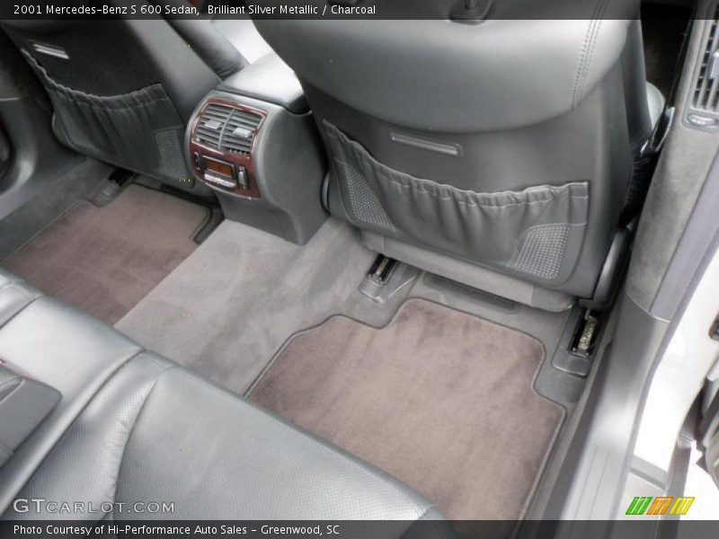 Brilliant Silver Metallic / Charcoal 2001 Mercedes-Benz S 600 Sedan