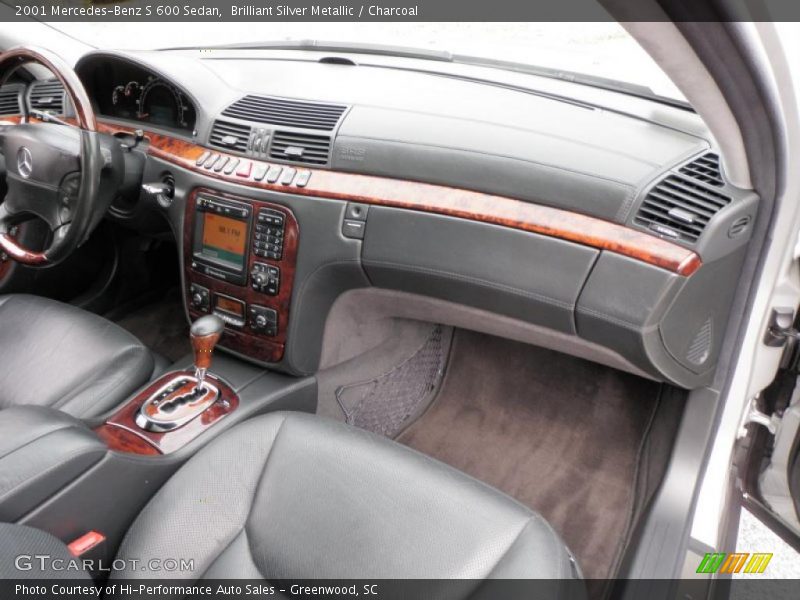 Brilliant Silver Metallic / Charcoal 2001 Mercedes-Benz S 600 Sedan