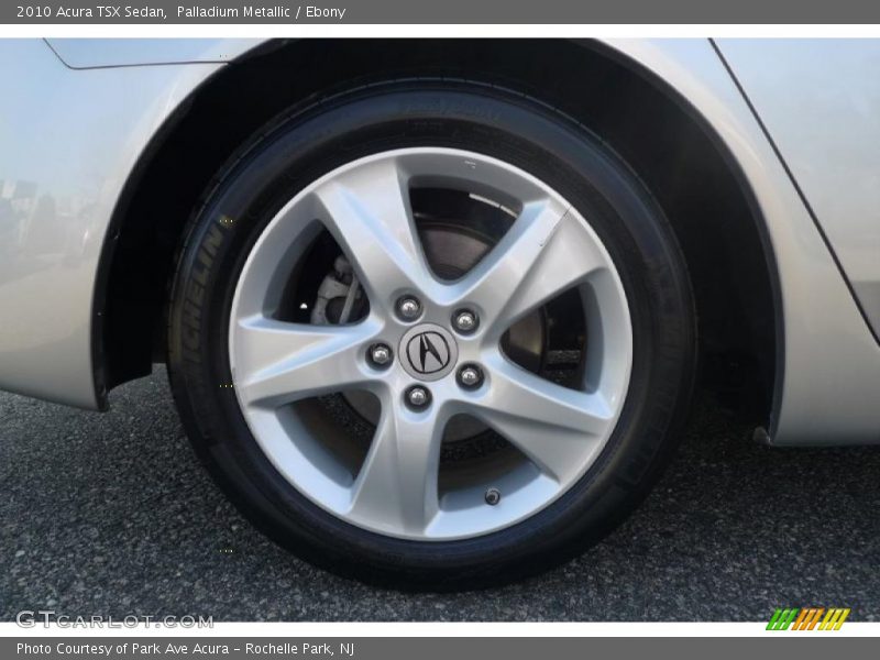 Palladium Metallic / Ebony 2010 Acura TSX Sedan