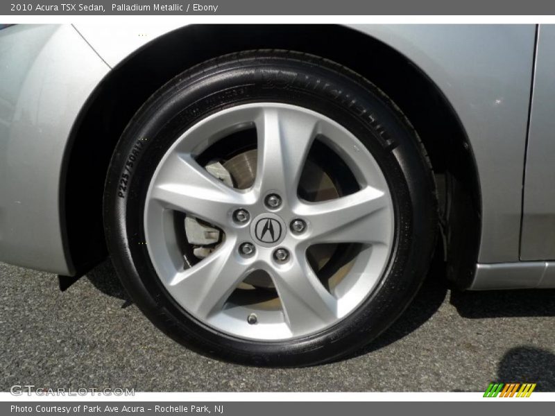 Palladium Metallic / Ebony 2010 Acura TSX Sedan