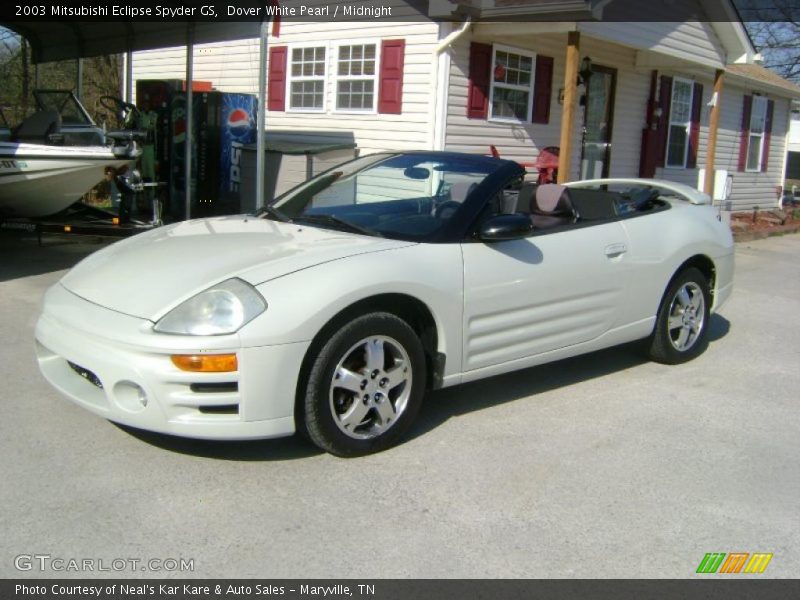 Dover White Pearl / Midnight 2003 Mitsubishi Eclipse Spyder GS