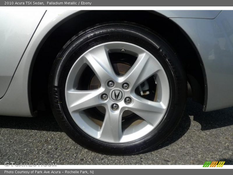 Palladium Metallic / Ebony 2010 Acura TSX Sedan