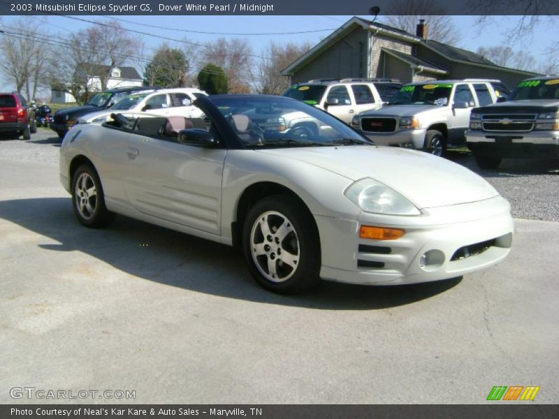 Dover White Pearl / Midnight 2003 Mitsubishi Eclipse Spyder GS