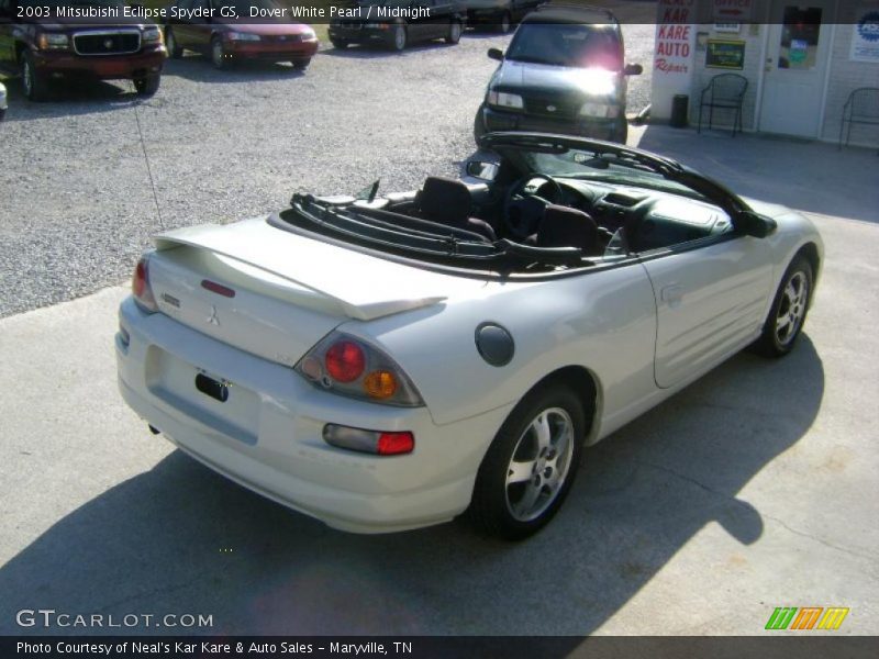 Dover White Pearl / Midnight 2003 Mitsubishi Eclipse Spyder GS