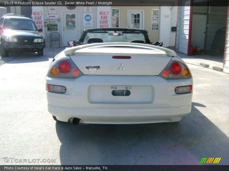 Dover White Pearl / Midnight 2003 Mitsubishi Eclipse Spyder GS