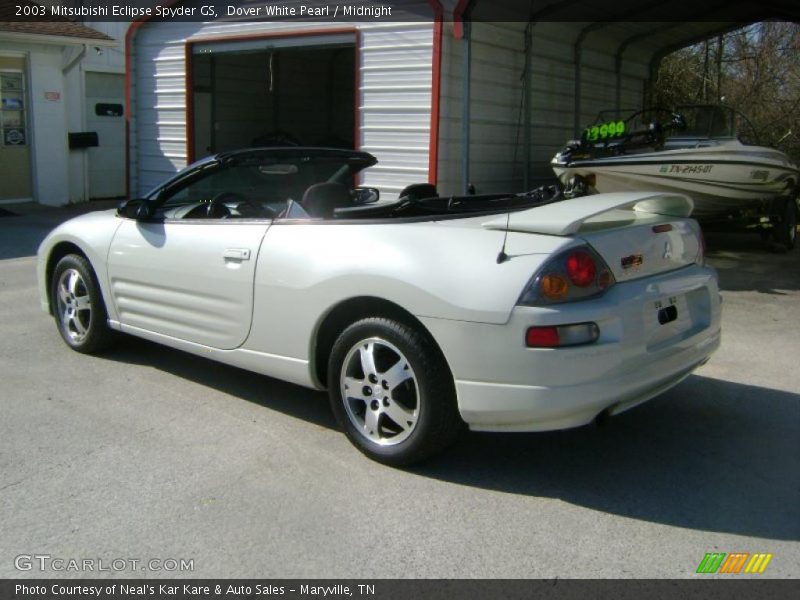 Dover White Pearl / Midnight 2003 Mitsubishi Eclipse Spyder GS
