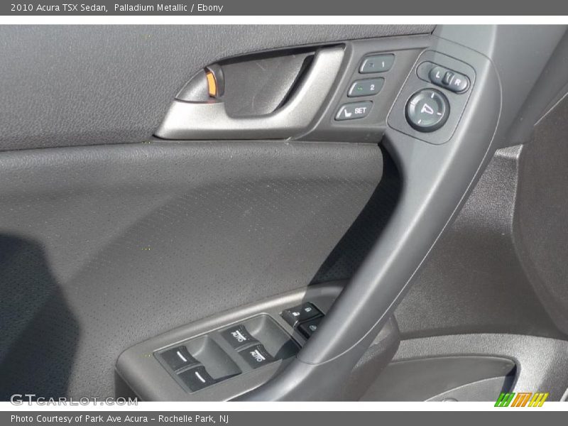Palladium Metallic / Ebony 2010 Acura TSX Sedan