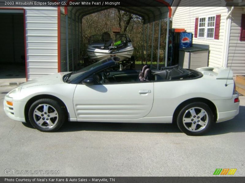 Dover White Pearl / Midnight 2003 Mitsubishi Eclipse Spyder GS