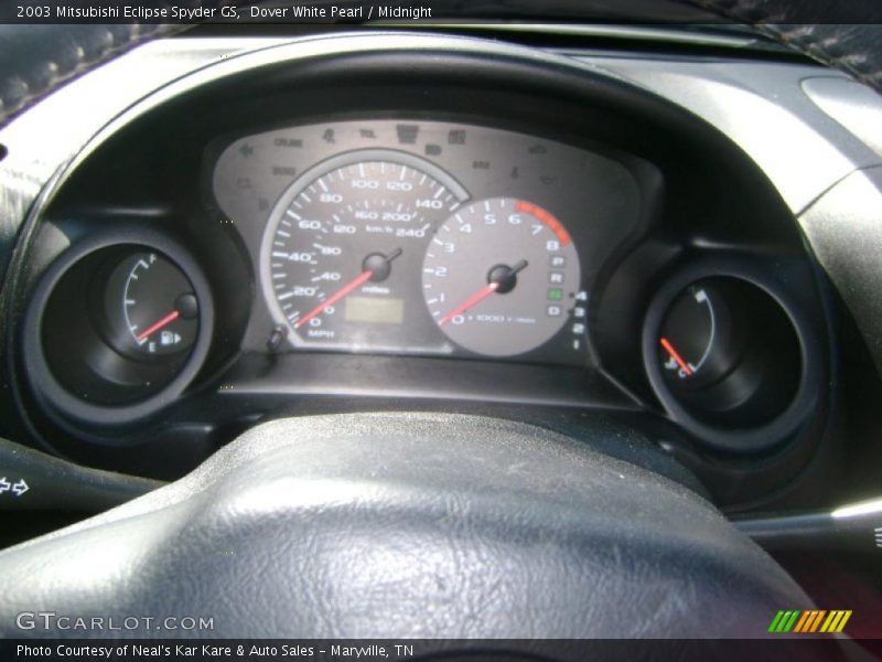 Dover White Pearl / Midnight 2003 Mitsubishi Eclipse Spyder GS