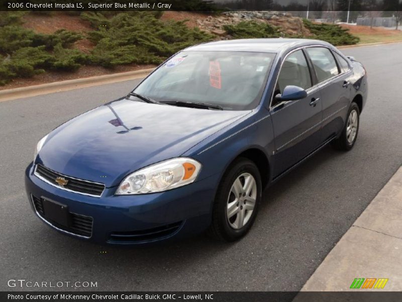 Superior Blue Metallic / Gray 2006 Chevrolet Impala LS