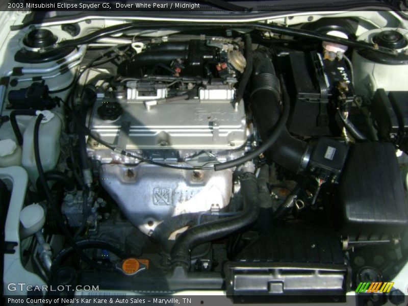 Dover White Pearl / Midnight 2003 Mitsubishi Eclipse Spyder GS
