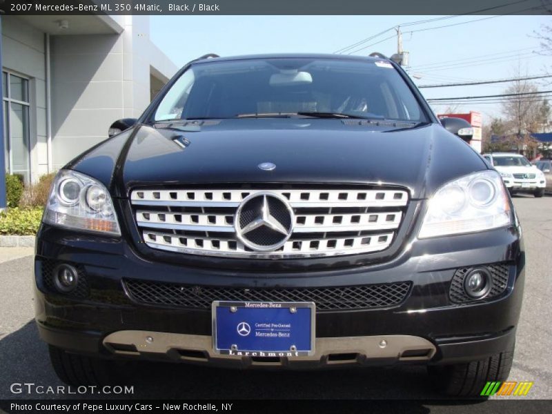 Black / Black 2007 Mercedes-Benz ML 350 4Matic