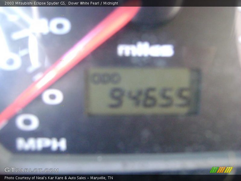 Dover White Pearl / Midnight 2003 Mitsubishi Eclipse Spyder GS