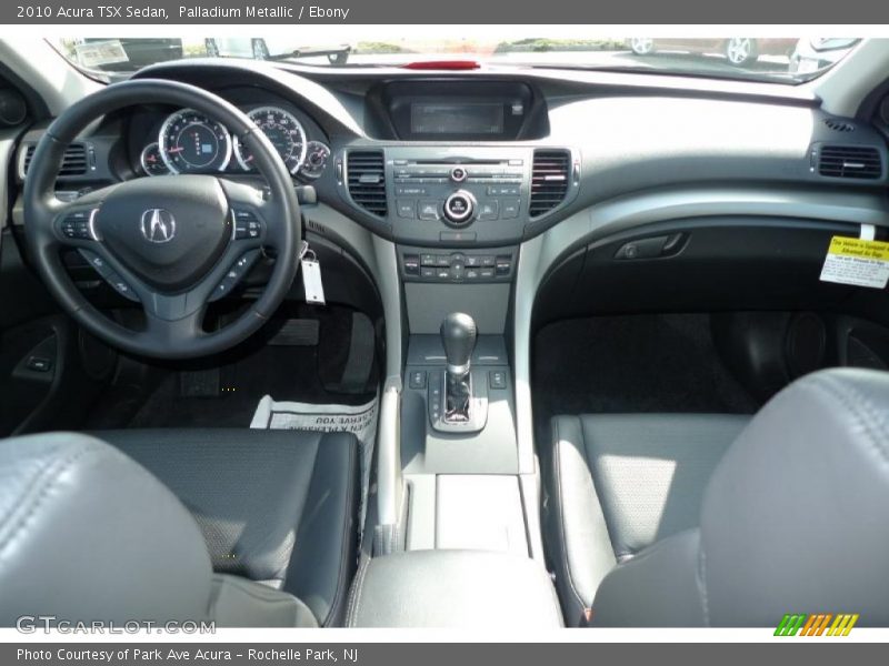 Palladium Metallic / Ebony 2010 Acura TSX Sedan